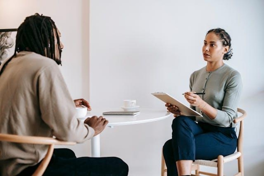 tenant and landlady talking
